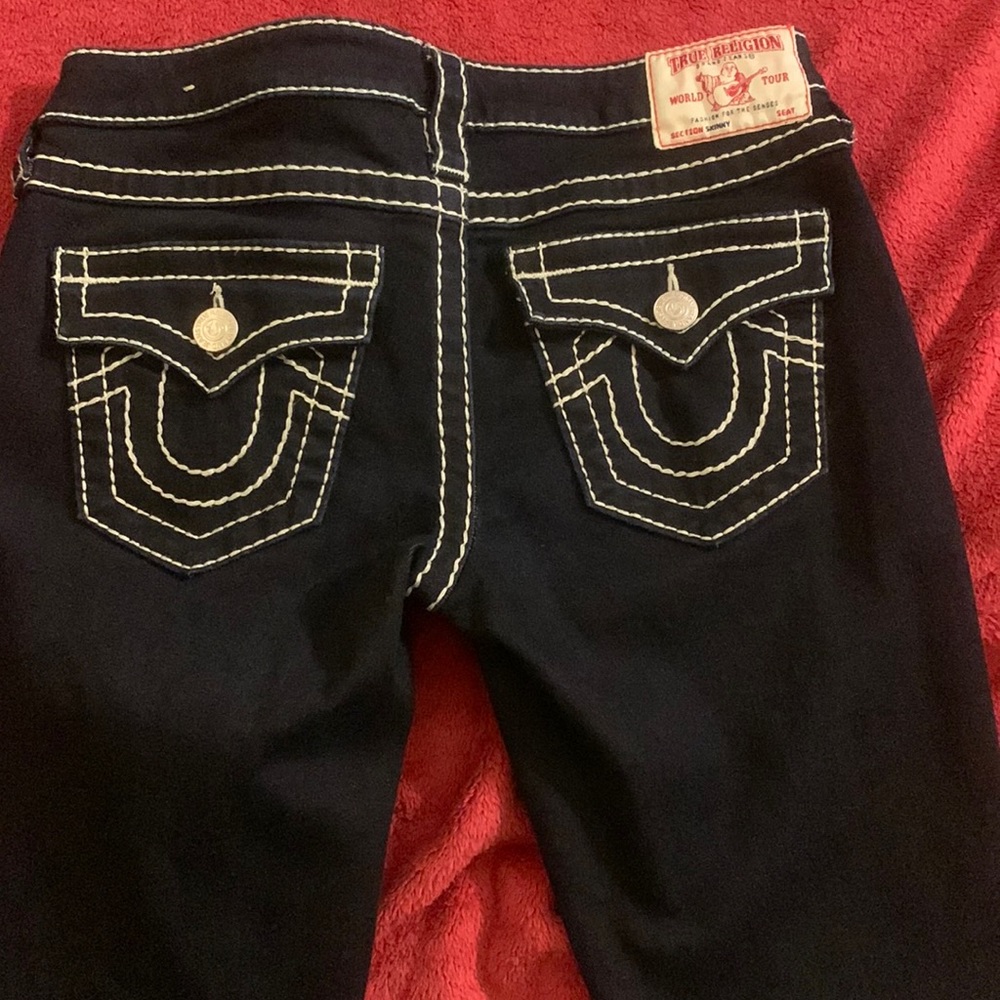Black true religion pants